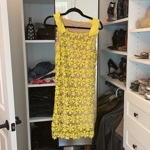 Hoss Intropia Yellow Cocktail Dress